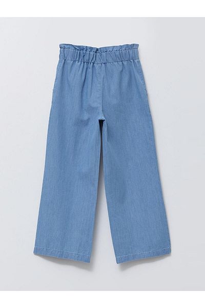 LC Waikiki Basic Wide Leg Girl's Jean Trousers (S2)