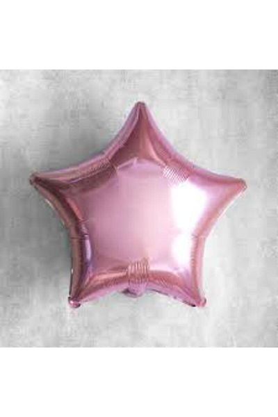 ZENVİVA 3 Pieces Star Foil Balloon Pink 18 Inc