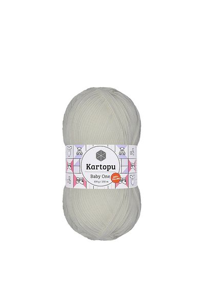 Kartopu 5 Pieces Baby One 100% Anti-Pilling Baby Thread K010 White