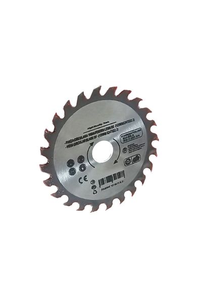 OEM Lamă de ferăstrău circular placată Vidia 125 mm X 24T X 22,2 mm, pentru ferăstrău circular