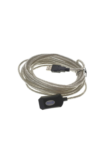 OEM USB 2.0 extension cable, 5m long, with signal amplification