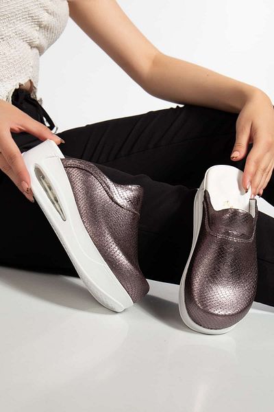 BLUMSABOTERLİK Shiny Women's Orthopedic Sabo Anatomical Sole Comfortable and Comfortable Slippers (at Home, at Work, on the Street, Everywhere)