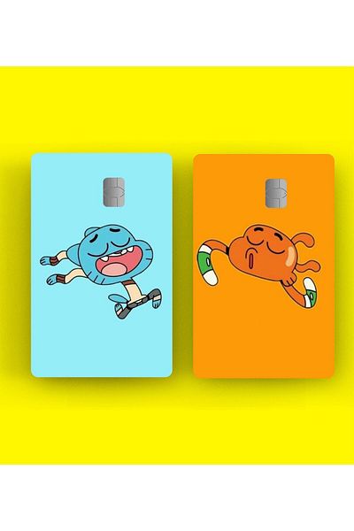 MS Major Selection 2-Piece Gumball Credit Card Sticker Coating