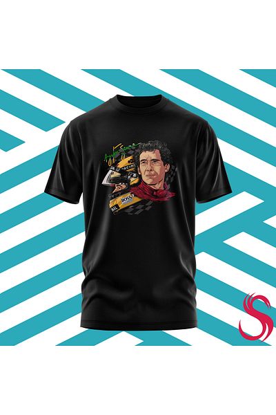 Scudetto T-Shirt Aytron Senna Portrait Unisex T-Shirt
