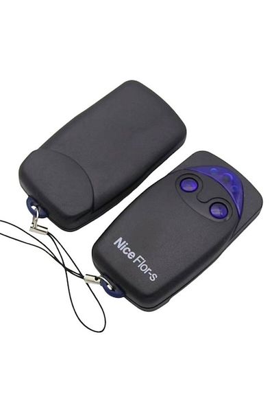 zyteq Nice FLO2R-S 2-channel remote control, for gate, barrier, garage door automation, black