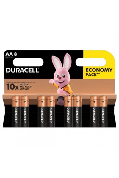 Duracell R6 Basic, αλκαλικές μπαταρίες AAK8 8 τεμάχια