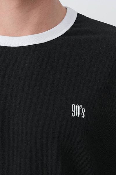 MARRAKECH 90's Embroidery Detailed Crew Neck Men's T-Shirt