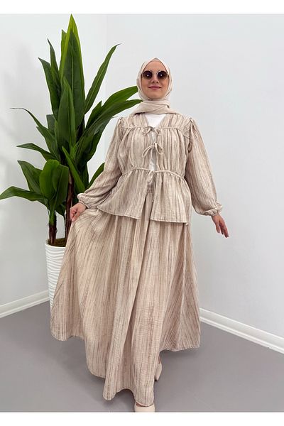 VOLT CLOTHİNG Σετ φούστας με επένδυση από λινό Premium