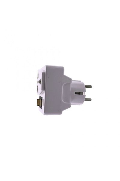 OEM Us/uk to Europe plug adapter, with switch, cb-06, white