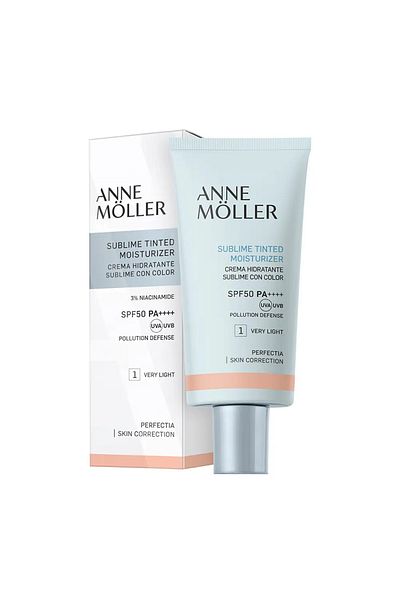 Anne Moller Crema hidratanta cu pigment de culoare ANNE MÖLLER PERFECTIA SPF50 1 very light 50 ml