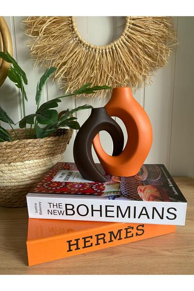 Porselian Vasă Ivy Dear 2 culori 2 buc (18,5x14,5 și 15x12,5)