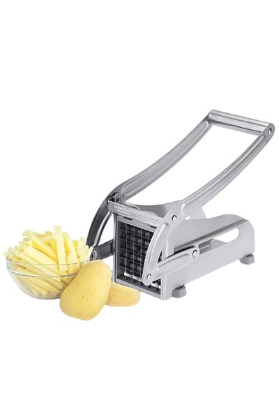 Luxi Feliator Cartofi & Legume Pai – Potato Chopper Profesional, Material Inox, Presa de Taiere Uniforma