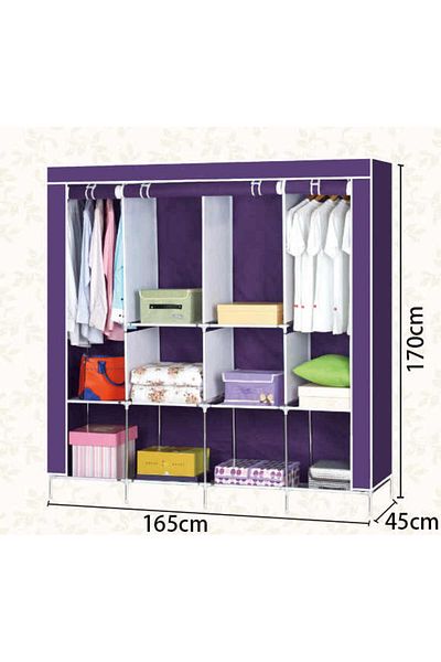 Trendat Fabric wardrobe 165*45*170 cm