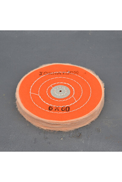 Torna Türk 6x60 6 inç turuncu polisaj keçesi - (150mm)