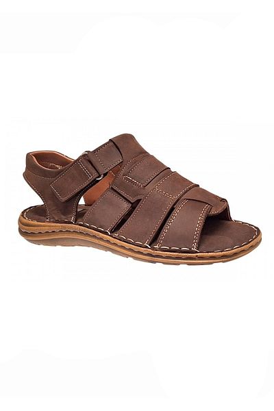 Ciucaleti Men's casual sandals made of genuine leather, bufo GKR47B