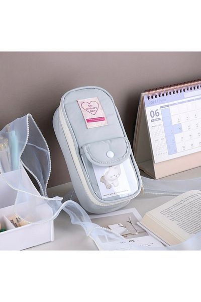 womistore Θήκη για στυλό Kavai Κουτί μολυβιών πολλαπλών λειτουργιών πολλαπλών τμημάτων