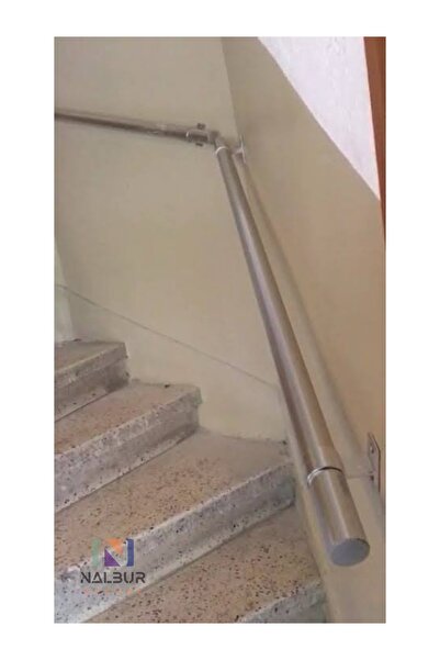 Nalbur Bakkal Alüminyum Duvar Merdiven Duş Banyo Tutamak 100 Cm - 40mm Çap - ...