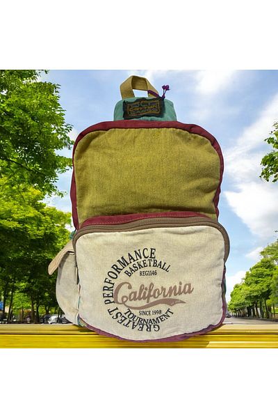 Old Cotton Vintage Design Daily Backpack Travel School Bag with Laptop Compartment New Minola 25 cm X 36 cm