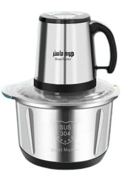 HOME MASTER Electric Food Chopper, 4L Stainless Steel Bowl, Food Processor with Grinder - HM-293