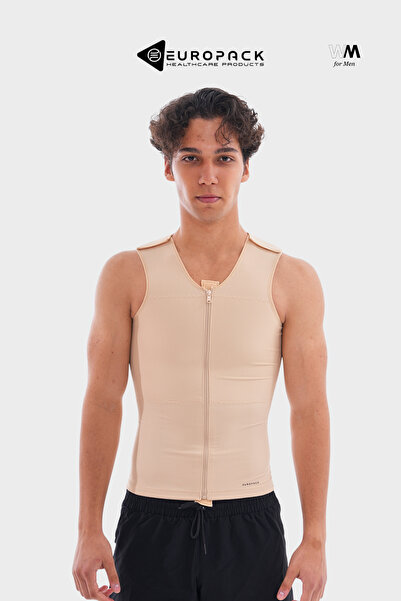 EUROPACK LP-306 Corset de compresie postoperator cu fermoar - Corset după red...