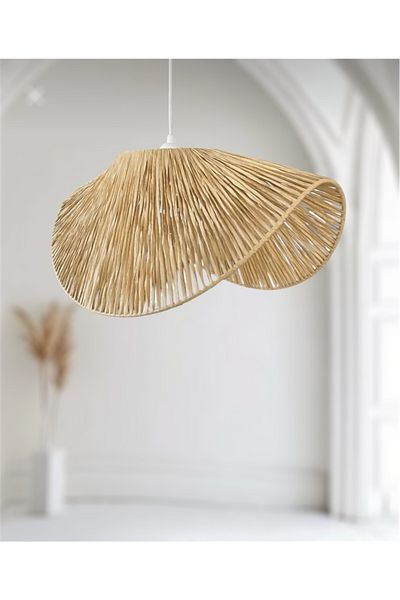 AFRALYAHOME Home Decoration Lighting Nordic Raffia Rustic Style Bohemian Chandelier