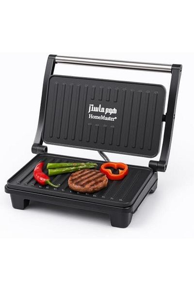 HOME MASTER Small Electric Sandwich Maker HM-366 – 750W – Compact Design, Non-Stick Plates – Ideal for Qui