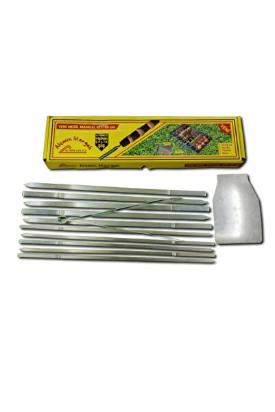 Aleminsan ADANA KEBAP ŞİŞ mangal seti 46 CM