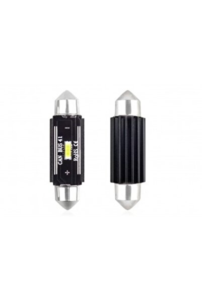 AMIO Set de 2 becuri auto LED C5W Canbus cu 1SMD UltraBright 41mm 12/24v