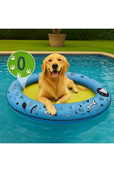 OEM Inflatable blue mattress for dogs 130x90cm