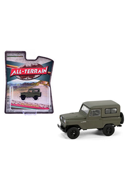 My Reality Fashion Nessiworld Greenlight 1/64 All-Terrain Series 16- 1962 Patrol Matt Olive Green