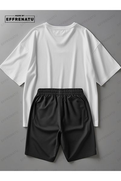EFFRENATU T-Shirt and Shorts Set with Great Colors and Prints. Available in Plus Sizes