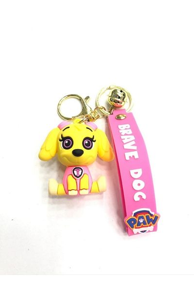 uğurlu dükkan 3D Skye Paw Silicone Keychain