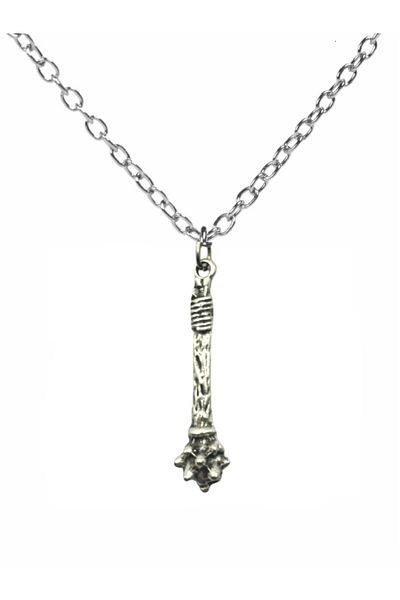 Herşey Nota Unisex Necklace with Bun Figure – 60 cm Chain, Medieval Power Symbol