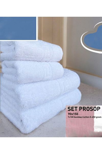 Star Fashion Set of 6 Premium hotel towels, 100% cotton, density 450 g/sqm