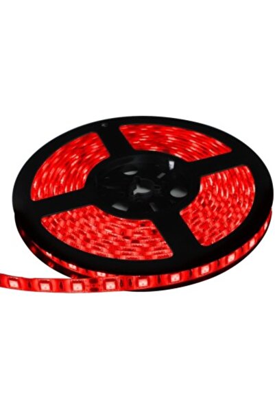 Xenon Bright Bandă LED roșie 60 LED-uri 5050/metru, 24V, impermeabilă, rolă d...