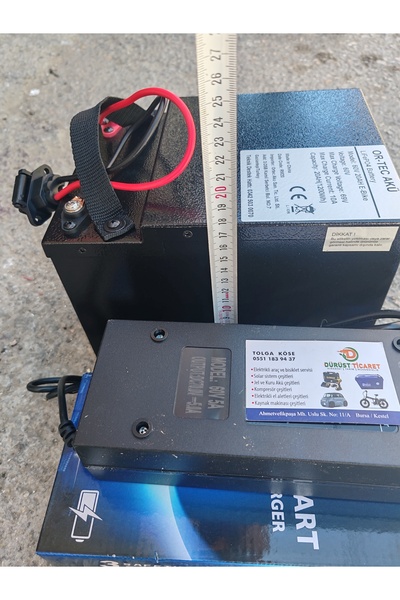 ORTEC 60V 20AH Lityum LiFePO4 Elektrikli Motosiklet Aküsü vs1 uyumlu 5 akülü