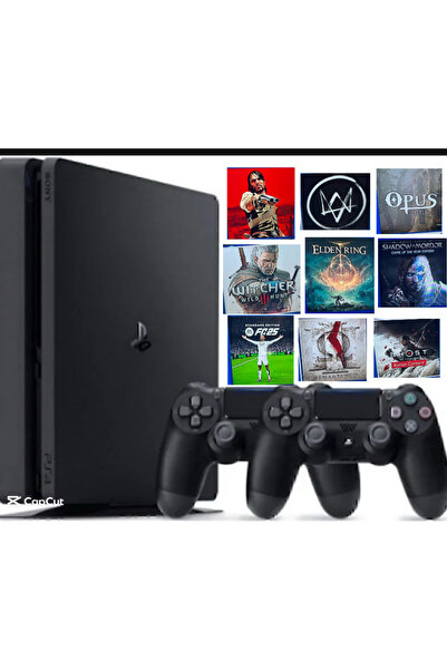 Sony Playstation 4 Silim 500 GB 10 Oyunlu +2 Kol(TEHŞİR ÜRÜN)