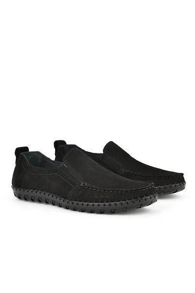 Ziya , Men's Genuine Leather Shoes 1511040Zy182312 Black