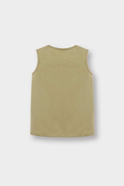 DeFacto Erkek Bebek Bisiklet Yaka Palmiye Desenli Atlet E2341A525HS