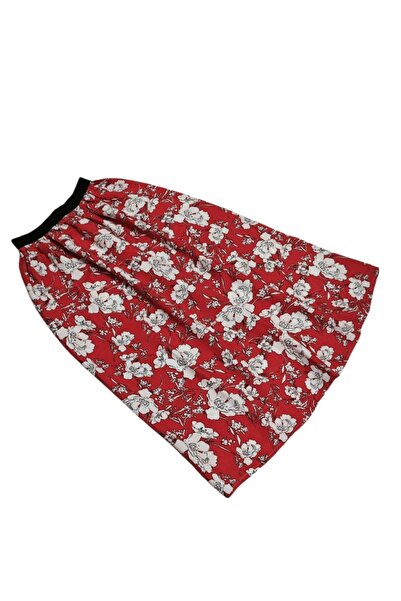 BBS Floral Patterned Summer Long Skirt – High Waist Comfortable Fit Prayer Skirt