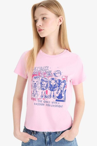 DeFacto Coool Bratz Regular Fit Crew Neck Short Sleeve T-Shirt E5418Ax25Sm