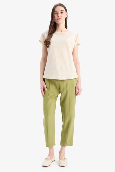 DeFacto Jogger Fit Stretchy Waist Straight Leg Pants D2573Ax25Sp