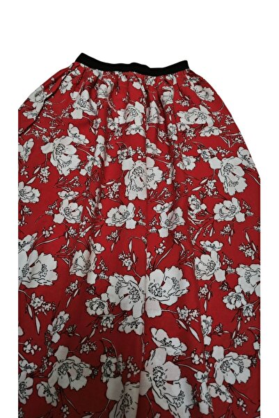 BBS Floral Patterned Summer Long Skirt – High Waist Comfortable Fit Prayer Skirt