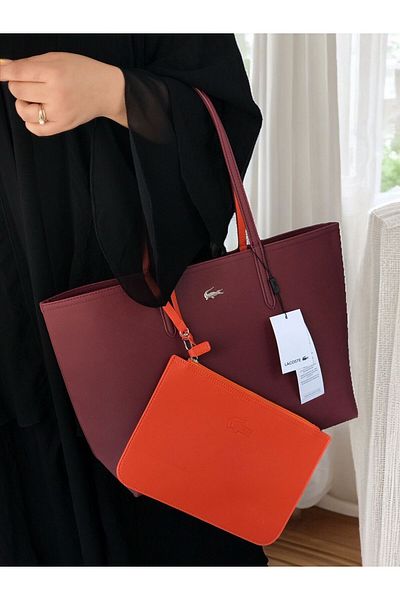 Lacoste Beautiful and cute Lacoste bag, large size, first class master