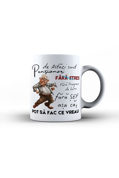 OEM Mug "I'm a Pensioner!", MODEL 3