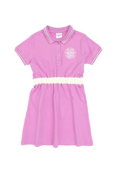 U.S. Polo Assn. Girl's Fuchsia Knitted Dress 50306260-Vr023