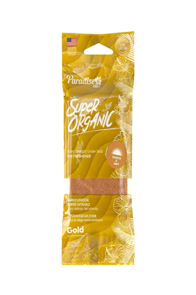 Paradise Extra Strength Under Seat Long Lasting Super Organic Gold Air Freshener
