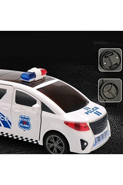 Toybox Police Car For Kids With Siren Sound Effects Colourful Flashing Light, Automatic Open Door