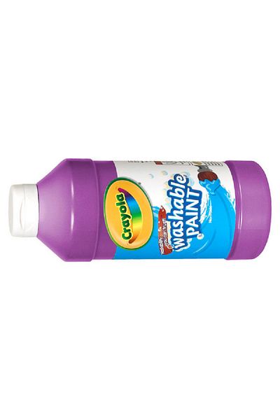 Crayola Easy Squeeze Non-Toxic Highly Pigmented Washable Paint Bottle Purple 16oz