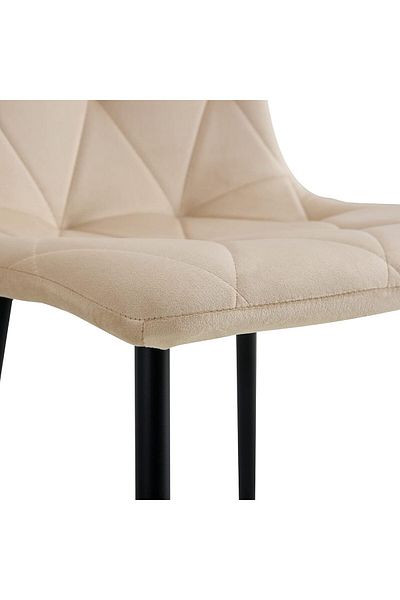 rexa Design Dining Chair – Stackable Pp Seat With Beech Wood Legs For Home & Office 88 X 44 X 42cm